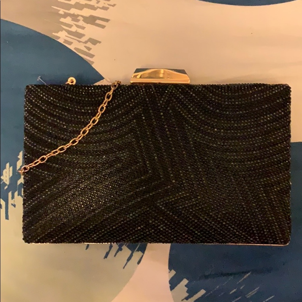 NWT LULU TOWNSEND Crystal pattern clutch